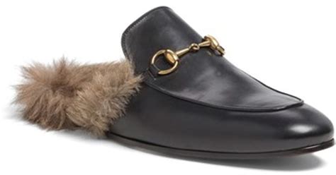 baby gucci fur loafers